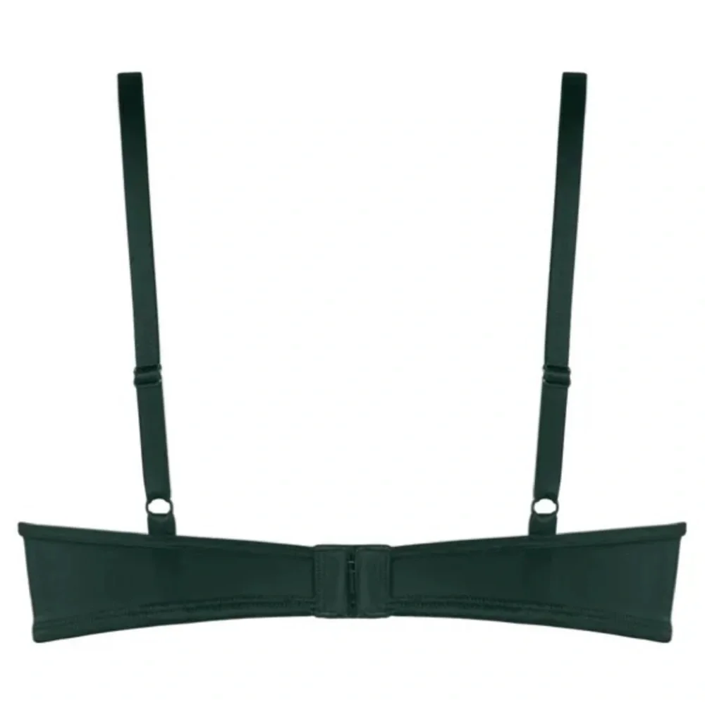 Marlies Dekkers Space Odyssey Balcony Cage Bra 40DD 40E Pine Green Lace NWT_3